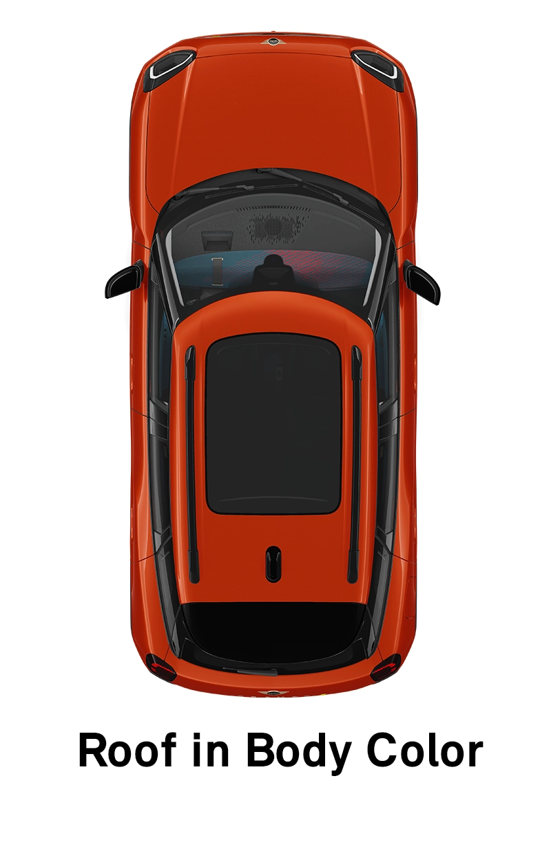 MINI krov: Krov i kućišta retrovizora u boji karoserije