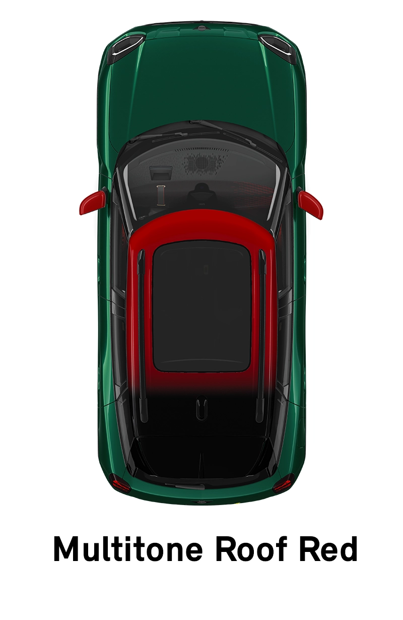 MINI Krov: Višebojni krov u Red boji