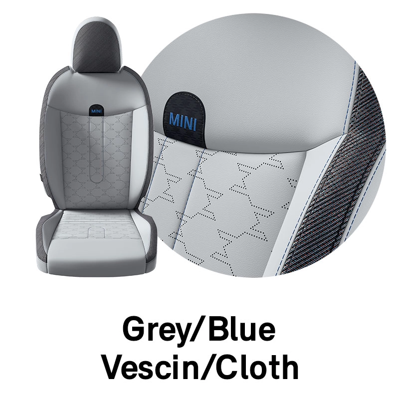 MINI presvlake: Grey/Blue - Vescin/Tkanina