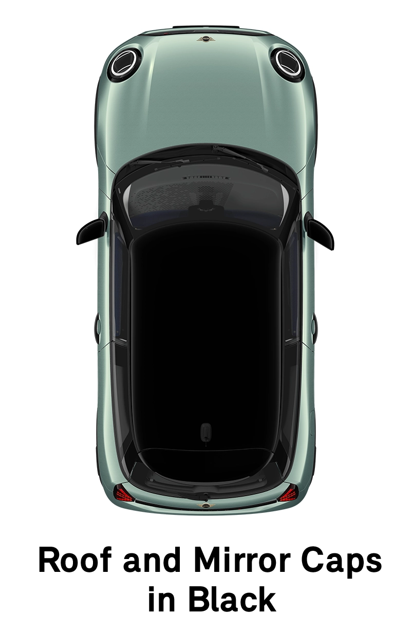 MINI Krov: Krov i kućišta retrovizora u Black boji