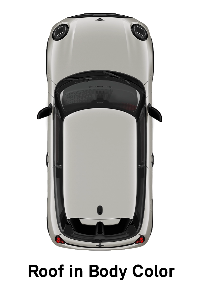 MINI krov: Krov i kućišta retrovizora u boji karoserije