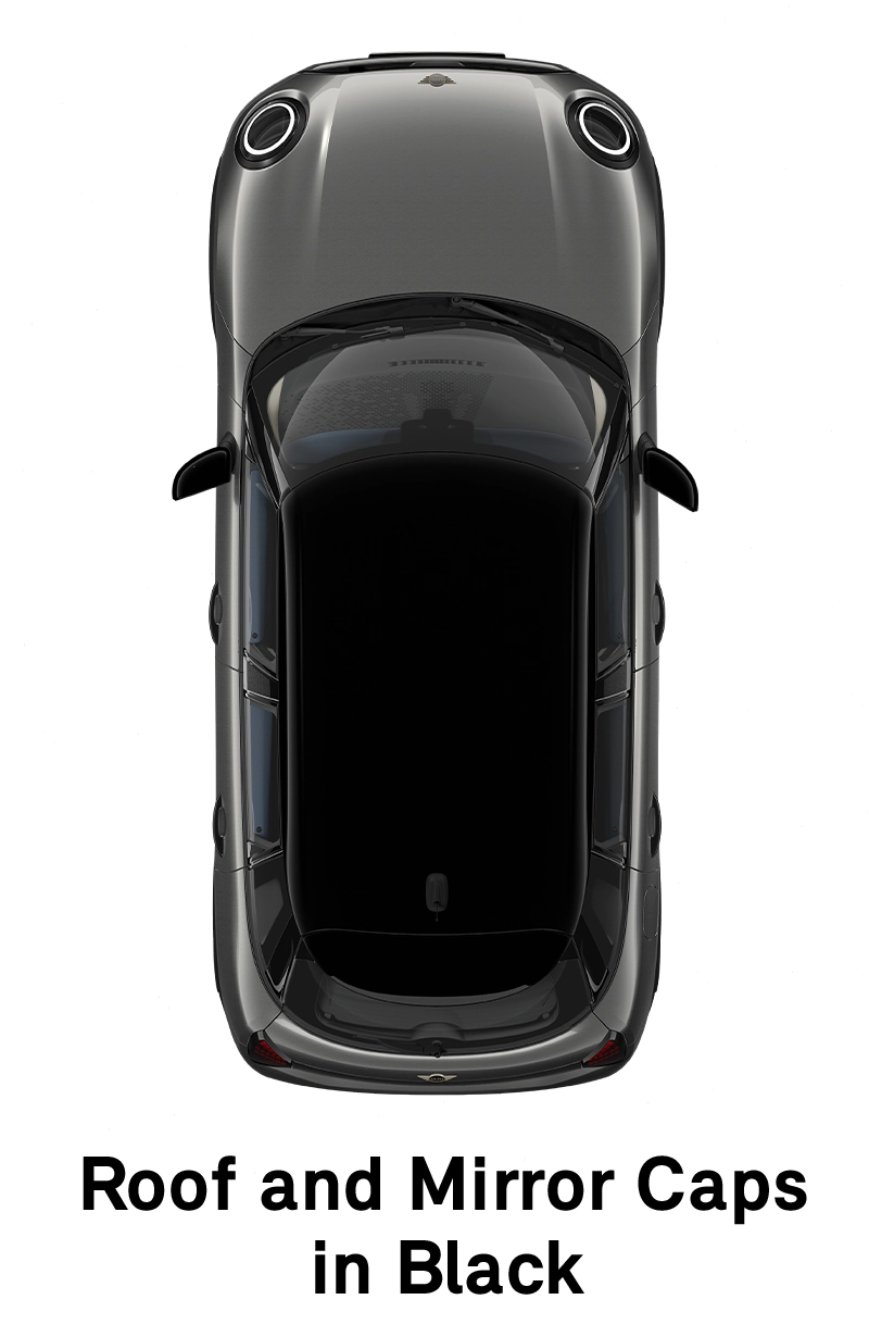 MINI Krov: Krov i kućišta retrovizora u Black boji