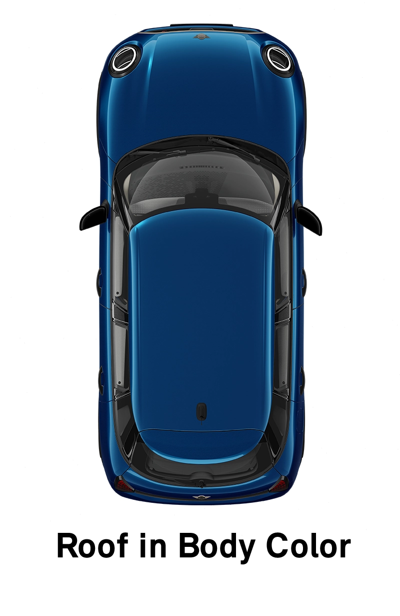 MINI krov: Krov i kućišta retrovizora u boji karoserije