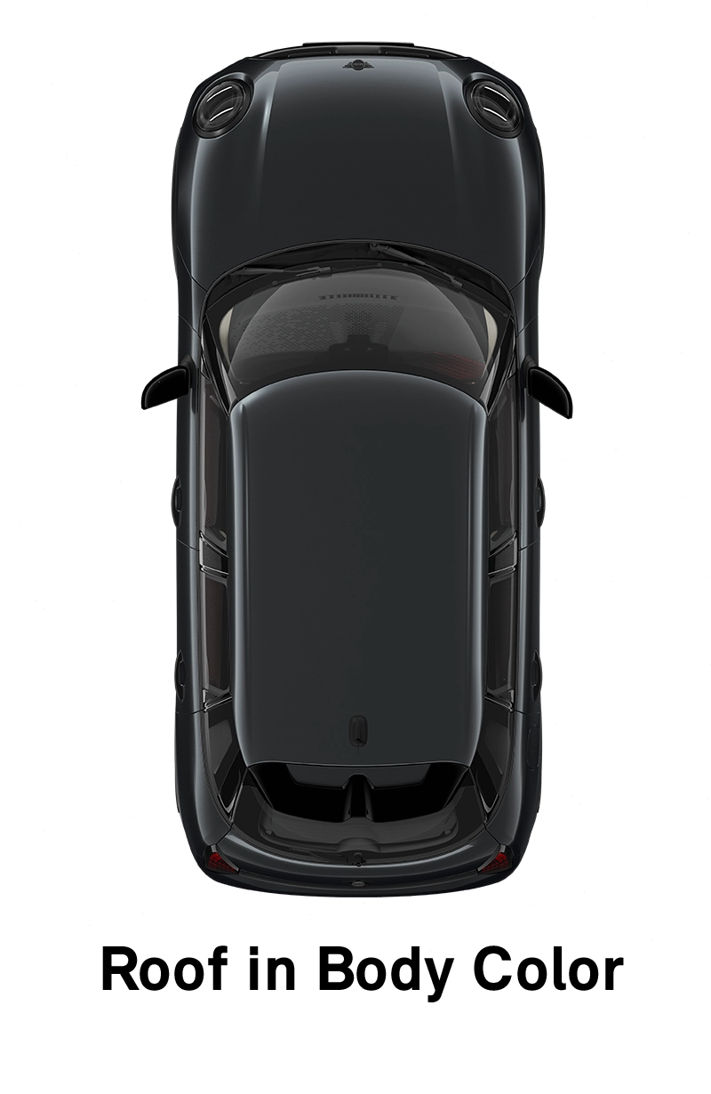 MINI krov: Krov i kućišta retrovizora u boji karoserije