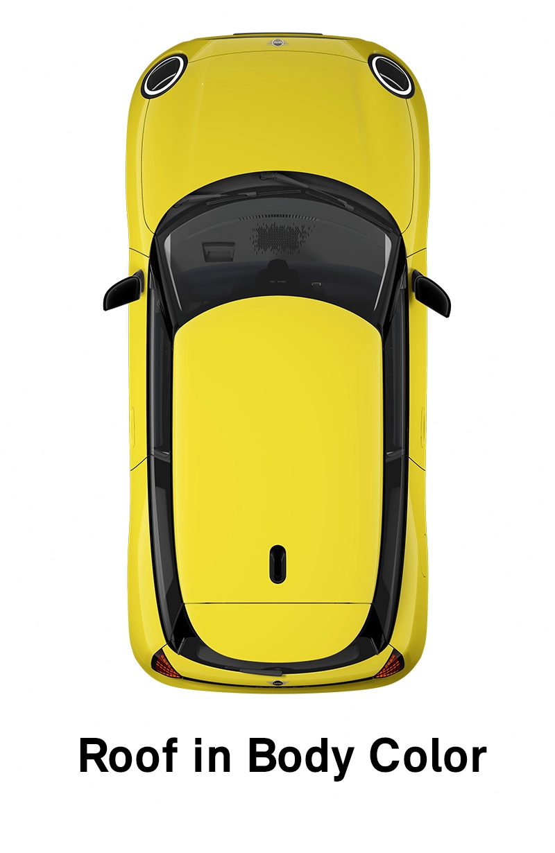 MINI krov: Krov i kućišta retrovizora u boji karoserije