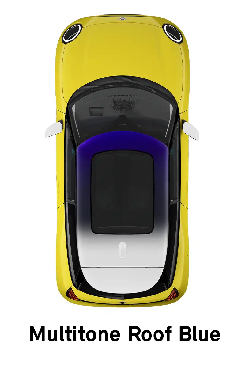 MINI krov: Višebojni krov u Blue boji