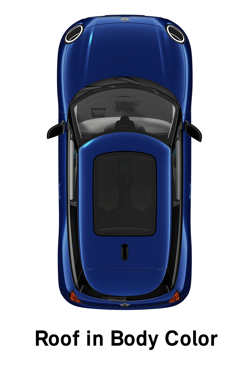 MINI krov: Krov i kućišta retrovizora u boji karoserije