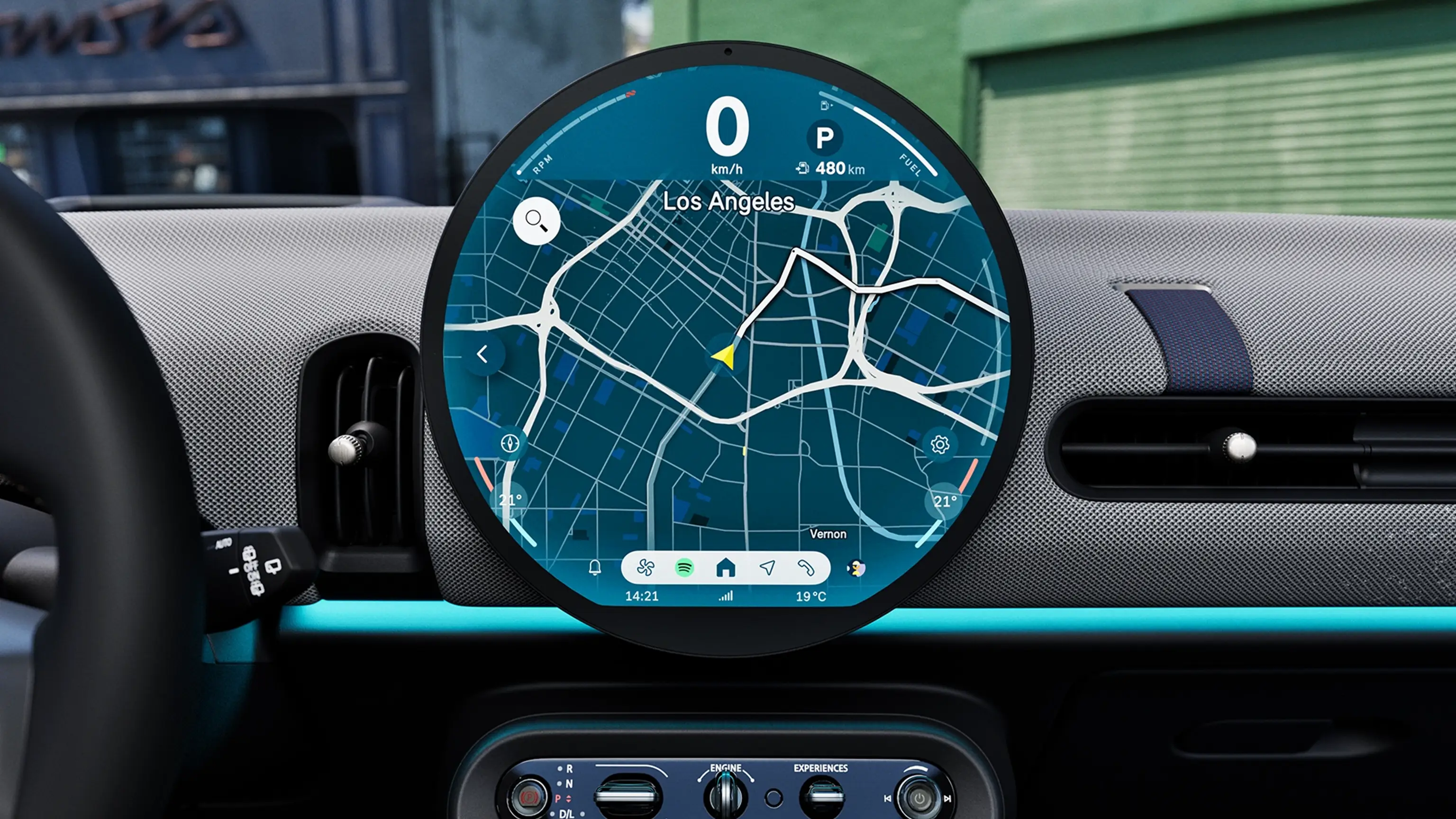 MINI Cooper Convertible - digital experience - navigacija