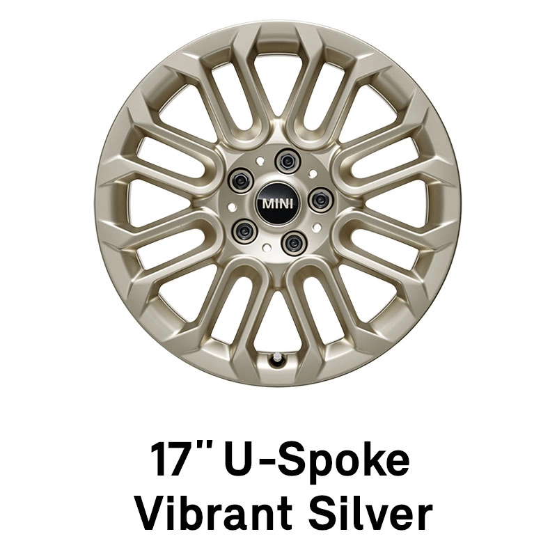 MINI naplatak: 17-inčni U-Spoke Vibrant Silver