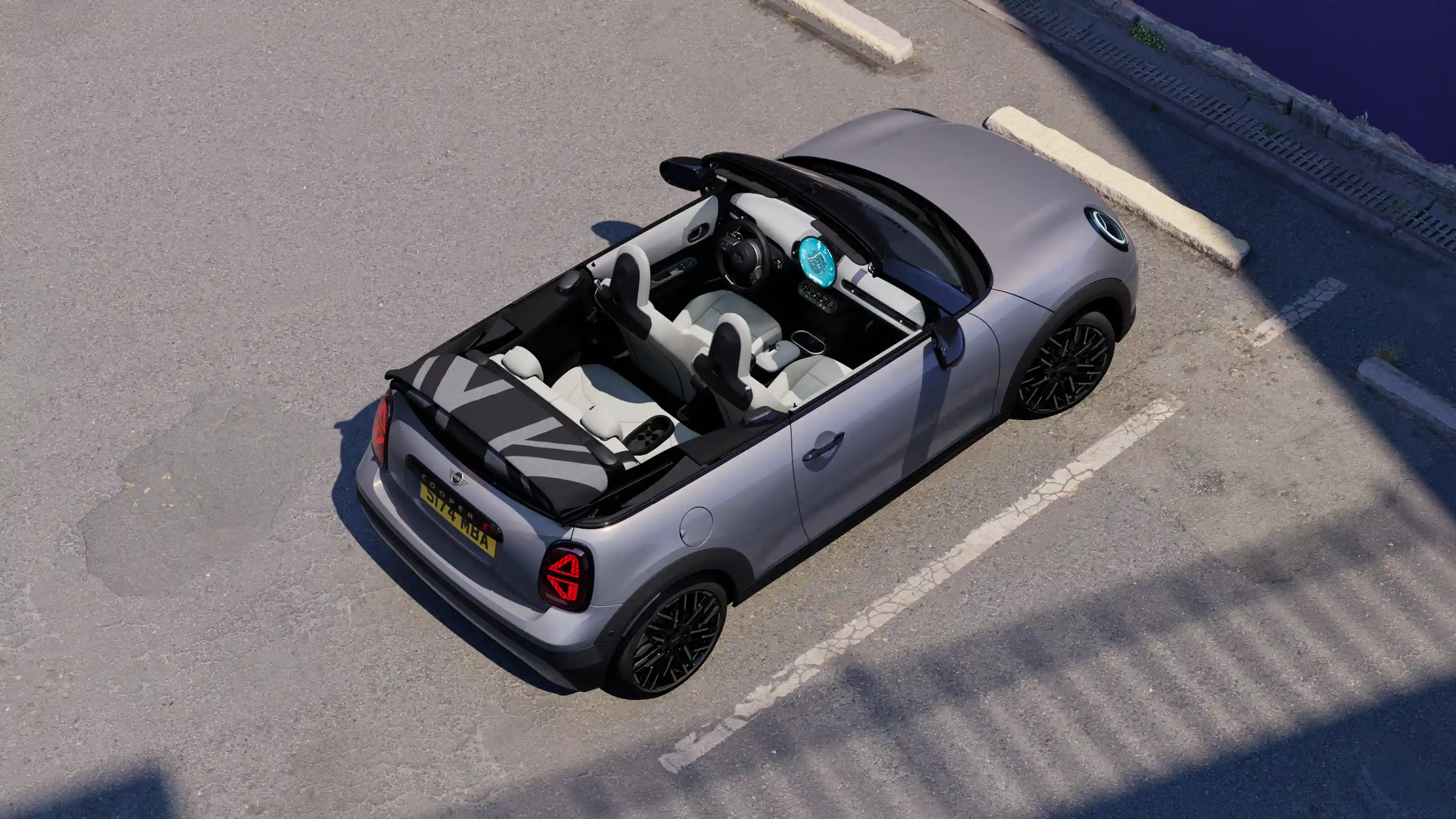 MINI Cooper Convertible – značajke eksterijera – pogled odozgo