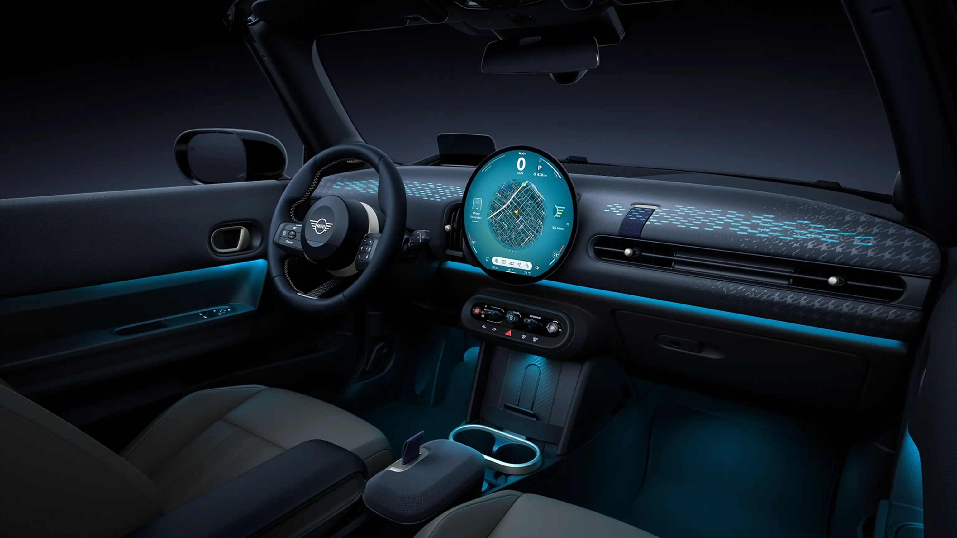 MINI Cooper Convertible – interijer – galerija načina rada – kontrolne tipke