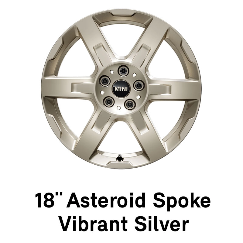 MINI naplatak: 18-inčni Asteroid Spoke Vibrant Silver