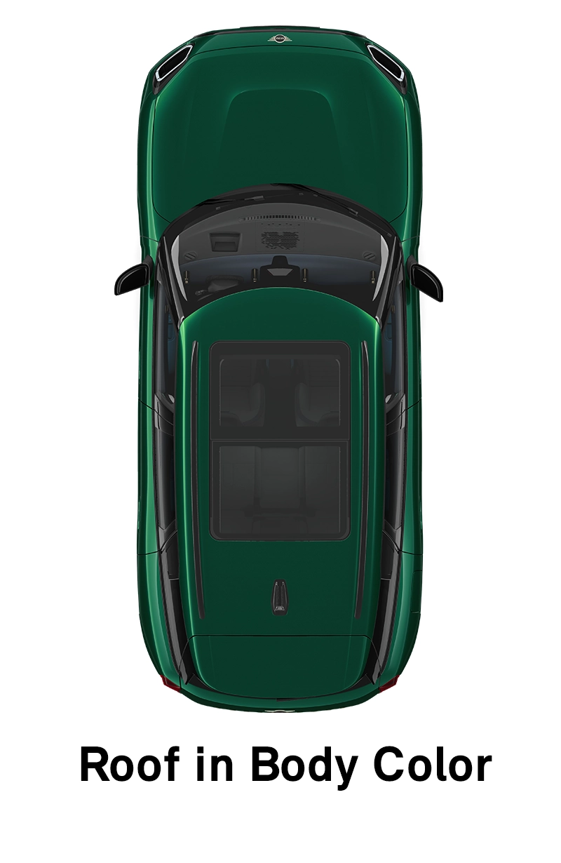 MINI krov: krov i kućišta retrovizora u boji karoserije