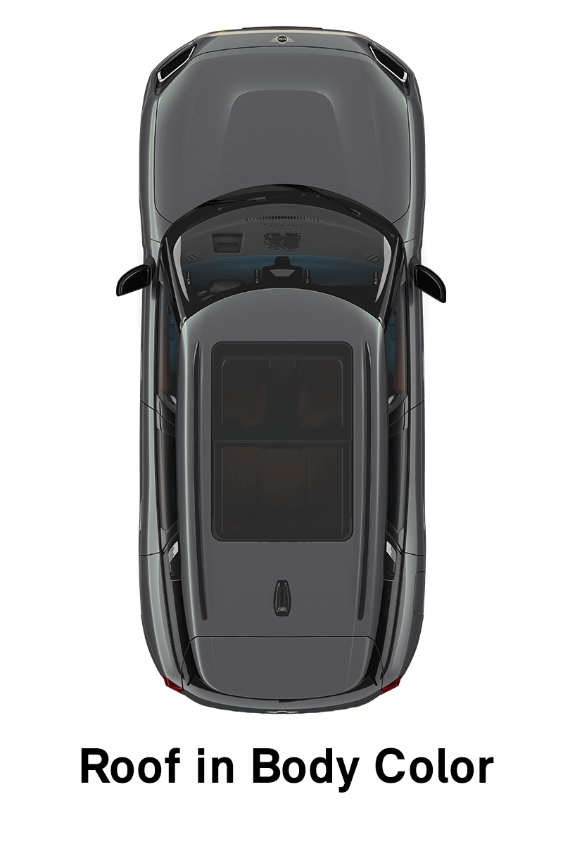 MINI krov: Krov i kućišta retrovizora u boji karoserije