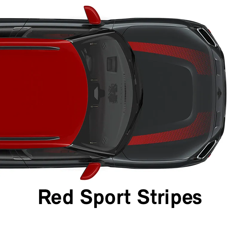  MINI - oprema - jcw stil crvene sportske pruge