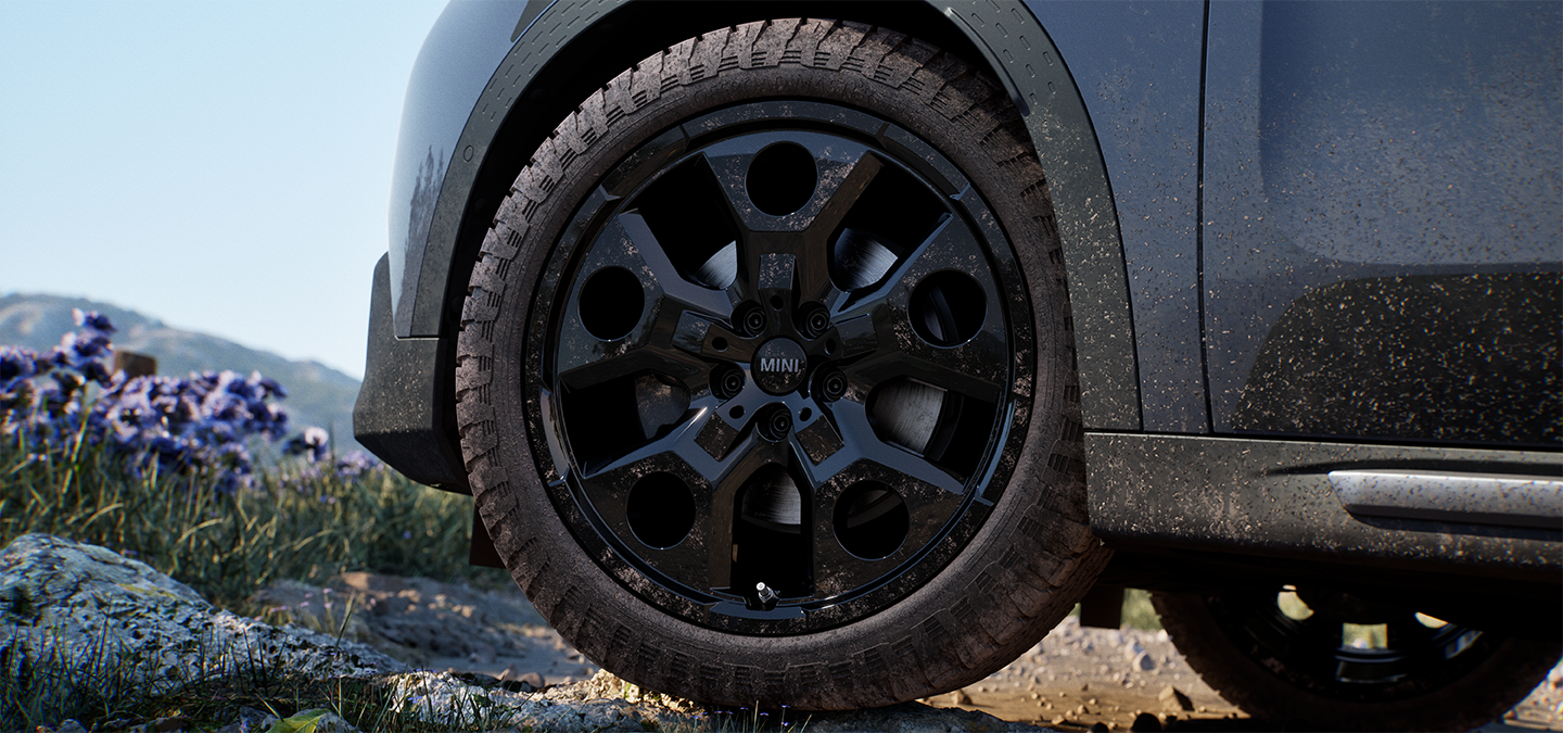 Prikaz MINI Countryman Untamed Edition kotača.