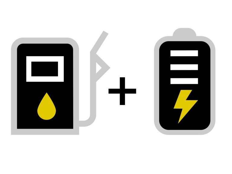 električni mini – električna vožnja – mini energetska žuta značka