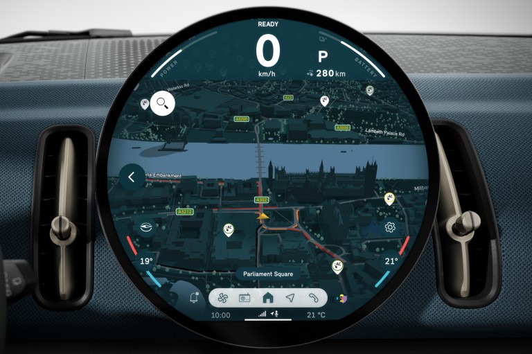 MINI connected upgrades - navigacija