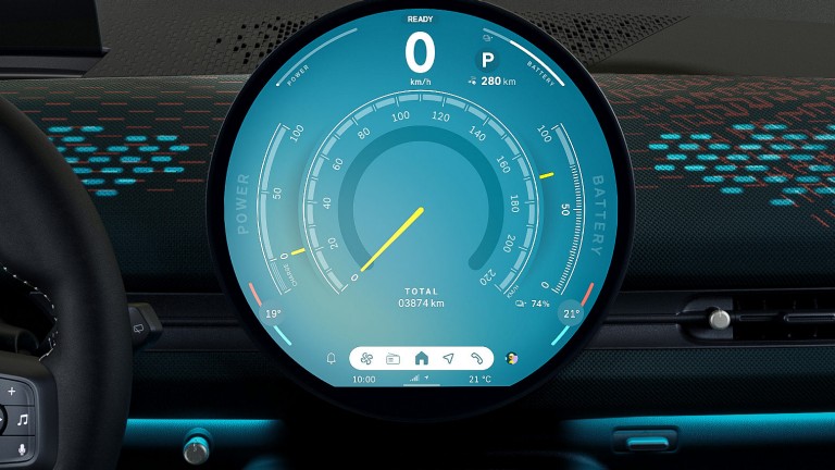 Potpuno električni MINI Aceman - digitalno iskustvo - način rada 02