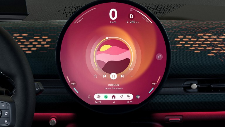 Potpuno električni MINI Aceman - digitalno iskustvo - način rada 05