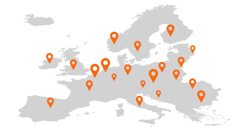 Potpuno električni MINI - punjenje - mapa punjenja