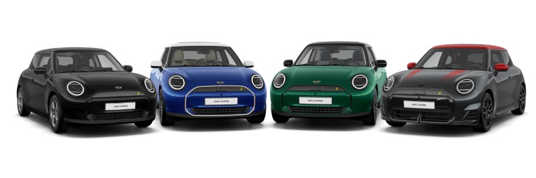Potpuno električni MINI - prilagodba – boje