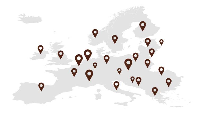 Potpuno električni MINI Countryman - punjenje - mapa za punjenje