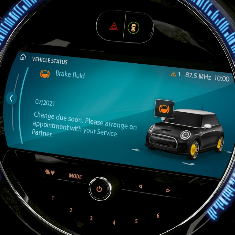 MINI - Teleservices - Info zaslon